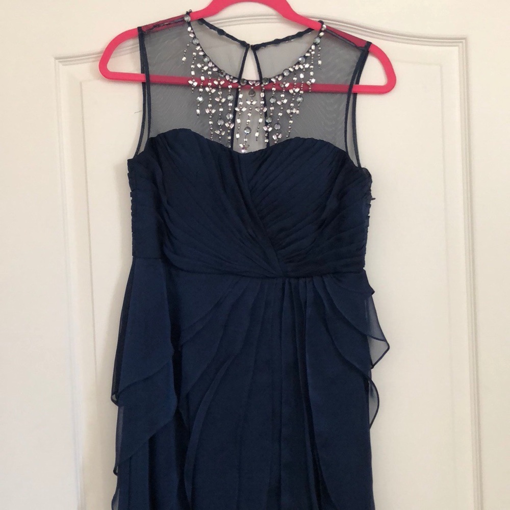 Adrianna Papell Navy Blue Dress